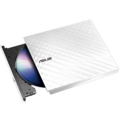 Grabadora Externa CD/DVD Asus SDRW-08DS2S-U Lite/ Blanco - 90-DQ0436-UA221KZ