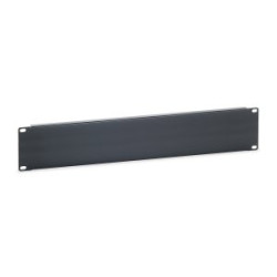 PANEL CIEGO 2U ARMARIO RACK 19" COLOR NEGRO RAL9005 - 327512