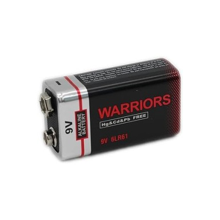 PILAS 6LR61 WARRIORS ALCALINA 9V 1 PILA - WARRIOR 9V-1