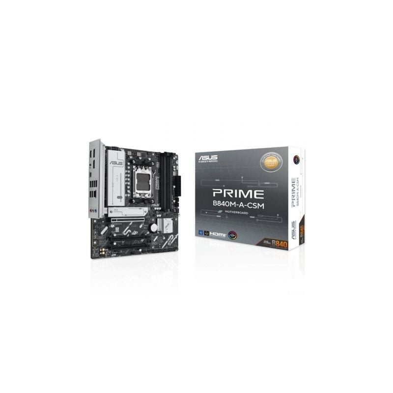 Placa Base Asus Prime B840M-A-CSM Socket AM5/ DDR5/ PCIe 4.0/ Micro ATX - 90MB1J10-M0EAYC