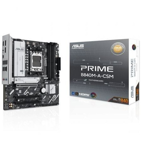 Placa Base Asus Prime B840M-A-CSM Socket AM5/ DDR5/ PCIe 4.0/ Micro ATX - 90MB1J10-M0EAYC