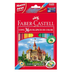FABER-CASTELL C.36 LAPICES COLORES SURTIDOS - 120136-2