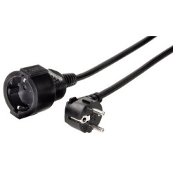 HAMA Cable extension Schucko 10m Negro - 47871