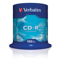 VERBATIM CD-R 700MB 48x Datalife Extra Protection (Tarrina 100) - 43411-2