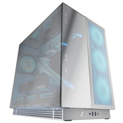 Caja Gaming Torre Mars Gaming Mc-Nova3/ Blanca Y Plateada - 8435693108108