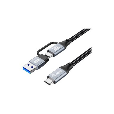 Equip Kabel USB-C 3.2 - C/A St/St 2.00m 20Gbps schwarz - 4015867241165
