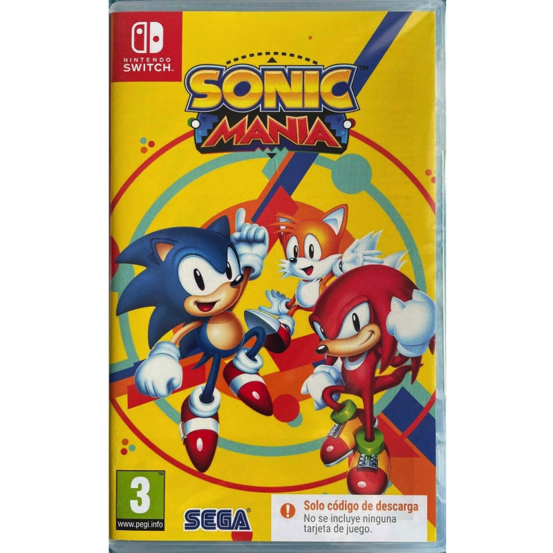 Sonic Mania Code in a Box Switch - 5055277040841