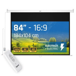 iggual Pantalla eléctrica 16:9 84" 184x104 cm - PSIPS184