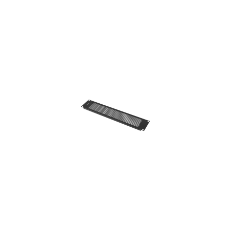 PANEL CIEGO LANBERG 2U 19" PERFORADO NEGRO - AK-1412-B