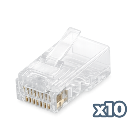Conector phasak rj 45 cat. 6 utp (10 unid) phk 45c6 - PHK 45C6-2