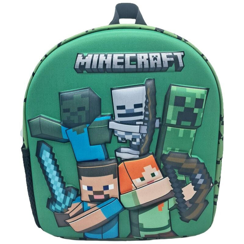 Mochila 3D Minecraft 30cm - 8435746909225
