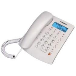 Teléfono Daewoo DW6310/ Blanco - DW6310