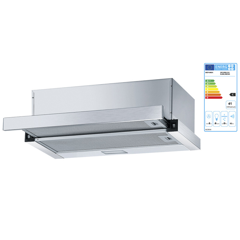 CAMPANA MEPAMSA SLIMLINE TELESCOPICA 60CM INOX 290 - 305.0569.216