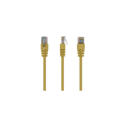 CABLE RED GEMBIRD UTP CAT5E 3M AMARILLO - PP12-3M/Y