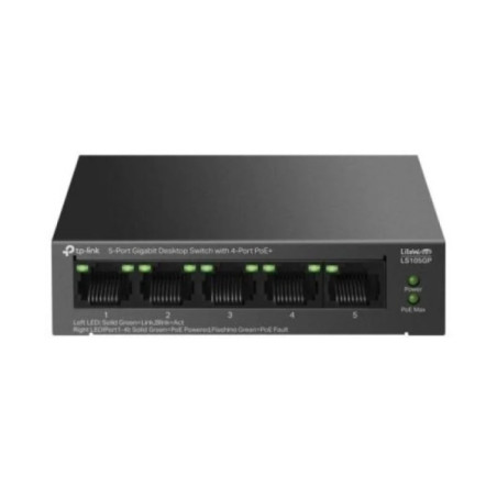 TP-Link TL-LS105GP Switch 5 Puertos 10/100/1000Mbps - POE - LS105GP-2