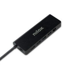 DOCK TYPE C 8 EN 1 DUAL 4K 1000MBPS - NXDSUSBC08
