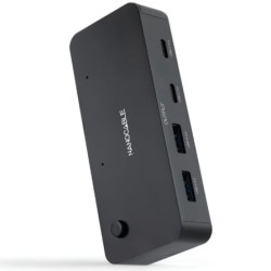 Switch Conmutador USB Nanocable 10.12.0011/ 2x USB/ 2x USB Tipo-C - 10.12.0011