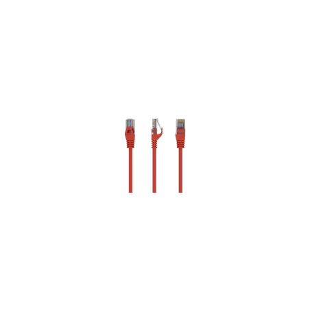 CABLE RED GEMBIRD UTP CAT6 0,5M ROJO - PP6U-0.5M/R