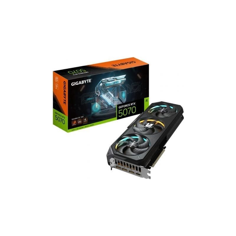 Tarjeta Gráfica Gigabyte GeForce RTX 5070 Gaming OC/ 12GB GDDR7 - 9VN5070GO-00-G10