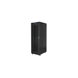 ARMARIO LANBERG RACK 19" 27U 800X1200 PUERTA MESH CON LCD FLAT PACK NEGRO - FF01-8227-23BL