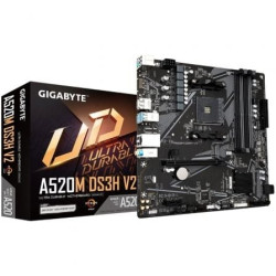 Placa Base Gigabyte A520M DS3H V2 Socket AM4/ DDR4/ PCIe 3.0/ Micro ATX - 9MA52M3H2-00-11