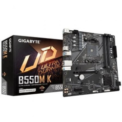 Placa Base Gigabyte B550M K Socket AM4/ DDR4/ PCIe 4.0/ Micro ATX - 9MB55MK-00-11