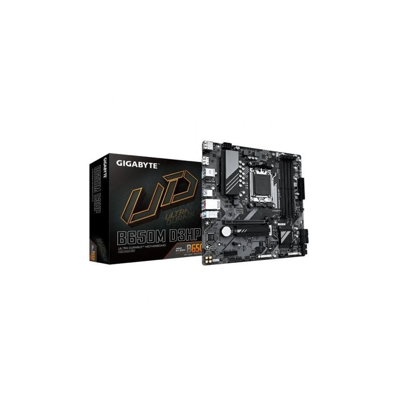 Placa Base Gigabyte B650M D3HP Socket AM5/ DDR5/ PCIe 4.0/ Micro ATX - 9MB65MDHP-00-10