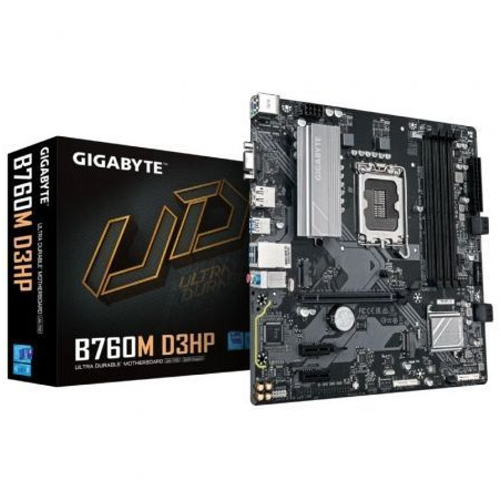 Placa Base Gigabyte B760M D3HP Socket 1700/ DDR5/ PCIe 4.0/ Micro ATX - 9MB76M3HP-00-10