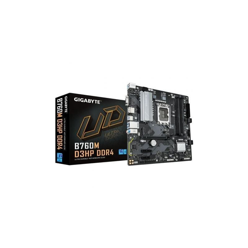 Placa Base Gigabyte B760M D3HP DDR4 Socket 1700/ DDR4/ PCIe 4.0/ Micro ATX - 9MB76M3P4-00-10