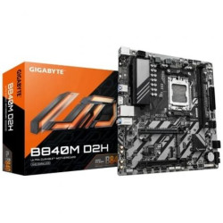 Placa Base Gigabyte B840M D2H Socket AM5/ DDR5/ PCIe 4.0/ Micro ATX - 9MB84MD2H-00-G10