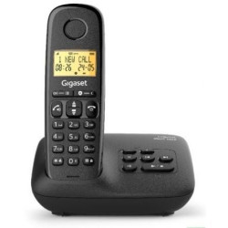 Teléfono Inalámbrico Gigaset Basic 100/ Negro - S30852-H3206-D201
