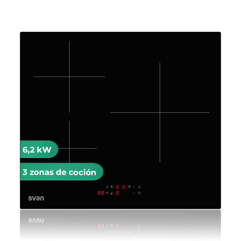 INDUCCION SVAN SI3603S 3F. Z.28CM 6680W - SI3602B-2
