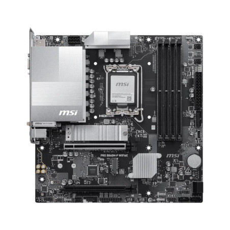 MSI Placa Base PRO B860M-P WIFI6E mATX D5 1851 - 911-7F01-001