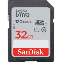 Sandisk Ultra Tarjeta SDHC 32Gb UHS-1 Clase 10 - SDSDUN4-032G-GN6IN