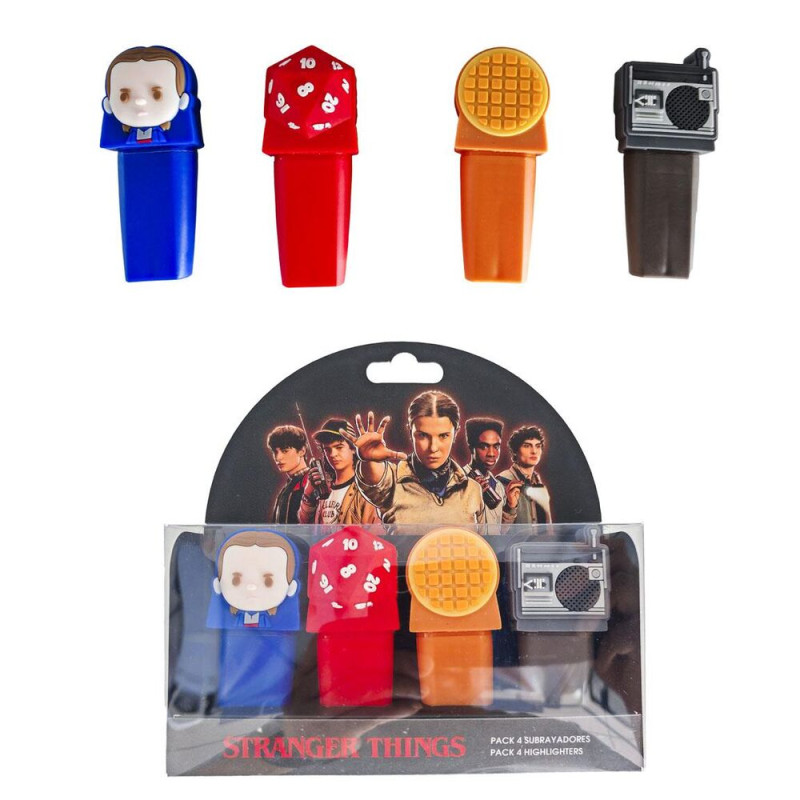 Set 4 Subrayadores Stranger Things - 8445484579680
