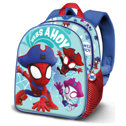 Mochila 3D Pirates Spidey Marvel 31cm - 8445118096606