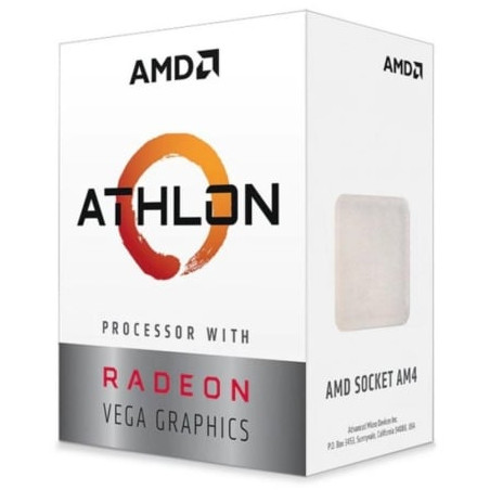 Procesador AMD Athlon 3000G 3.5GHz Socket AM4/ Pack de 12 Unidades - YD3000C6M2OFH 12U