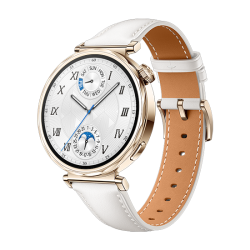 WATCH GT5 41MM WHITE LEATHER - 6942103131967