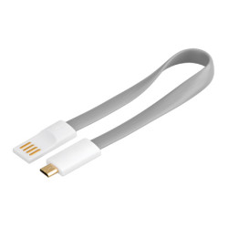 USB 2.0 A/micro-B 0.2m cable USB 0,2 m USB A Micro-USB B Gris - 4040849959097