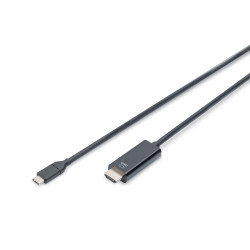 Digitus Cable USB-C a HDMI 4K Macho/Macho 2m Negro - 4016032451334