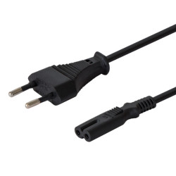 Cabo de Alimentação SAVIO Cl-105 Preto 2-Pin C7 3 M - 5901986043379