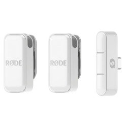 Rode Wireless Micro Micrófono Inalámbrico Ultracompacto USB-C Blanco - 698813014842