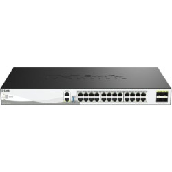 SWITCH GESTIONABLE L3 D-LINK STACKABLE DXS-3130-28/E SWITCH L3 24PX10G + 4PX10/25G SFP28 - DXS-3130-28/E-2