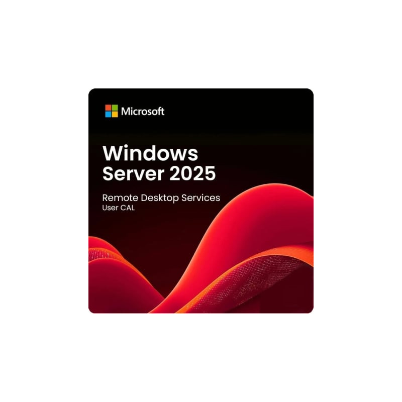 Licencia Microsoft Windows Server 2025 Remote Desktop Service/ CAL/ 5 Usuarios - P77120-B21