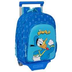 Mochila Escolar con Ruedas Donald Azul - 8412688554034