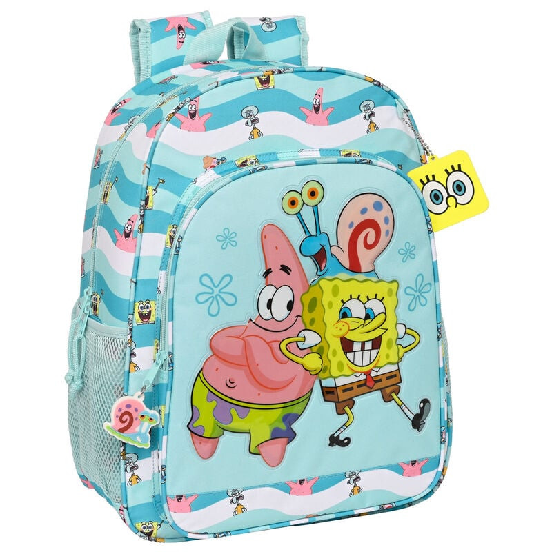 Mochila Stay Positive Bob Esponja 42cm - 8412688483594