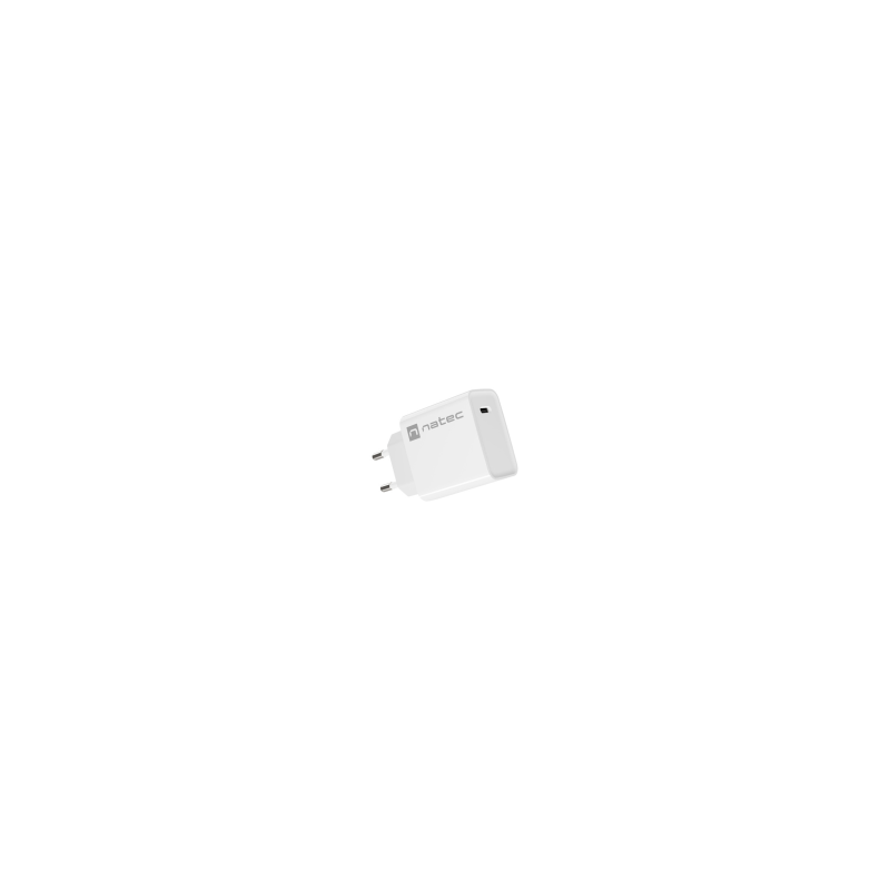 CARGADOR NATEC RIBERA 20W 1XUSB-C PD3.0 QC3.0 BLANCO - NUC-2059