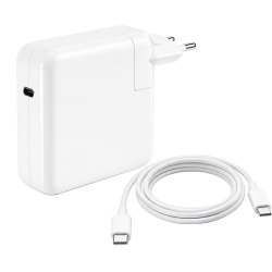 JLC 96W USB-C Adapter + Cable (Bulk) - White - EU96WTCPLG+C_WHBL