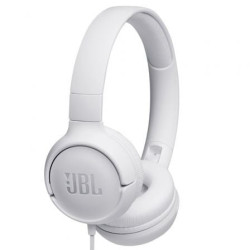 Auriculares JBL Tune 500/ con Micrófono/ Jack 3.5/ Blancos - JBLT500WHT