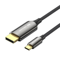 Vention Cable USB-C a DisplayPort 8K - 2m - Trenzado - Color Negro - CRFBH